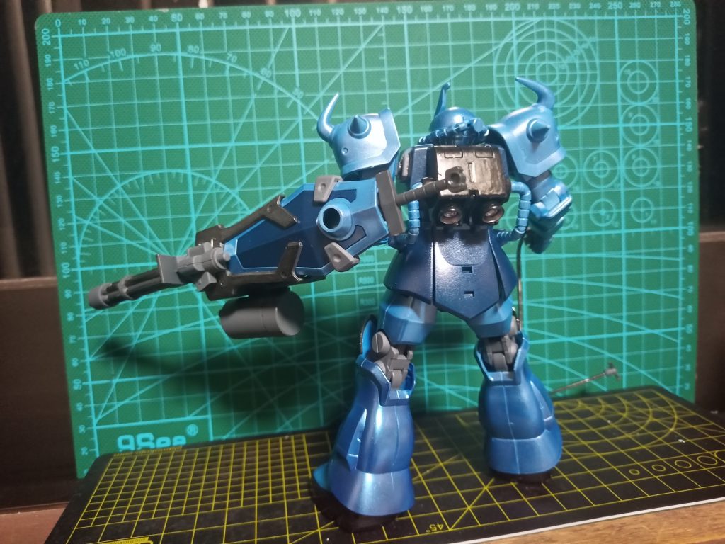 グフカスタム　メタルフィニッシュ–3枚目/制作者：aml