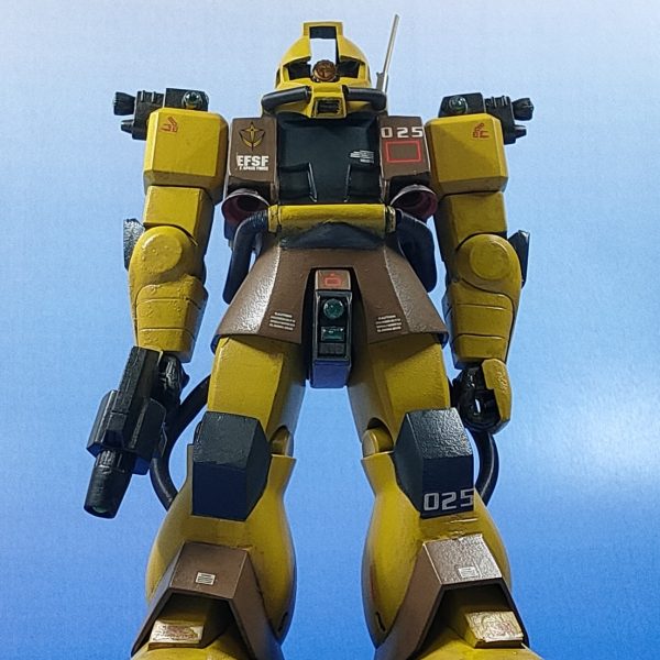 旧キット ザク強行偵察型 関節アルミ線接続