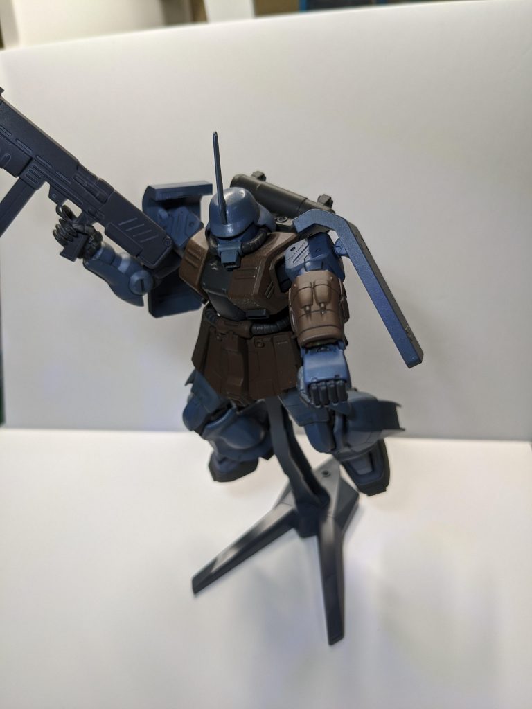 アレックスに負けないように腕ガトリング（オリジンザクのバルカン）を装備しています😏