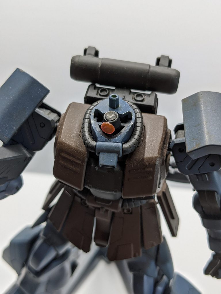 モノアイ部のクリアパーツ化と稼働域の拡張をして見ました!