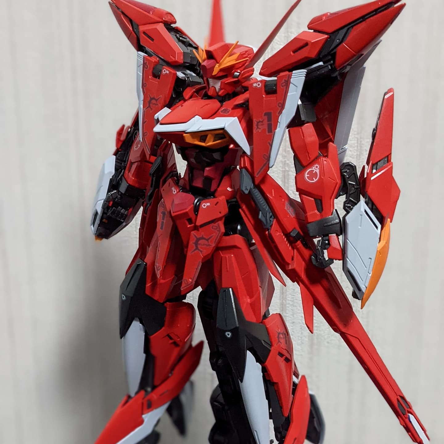 1/100 MG ガンダム エクリプス アスランカラー 塗装済 完成品 ガンプラ