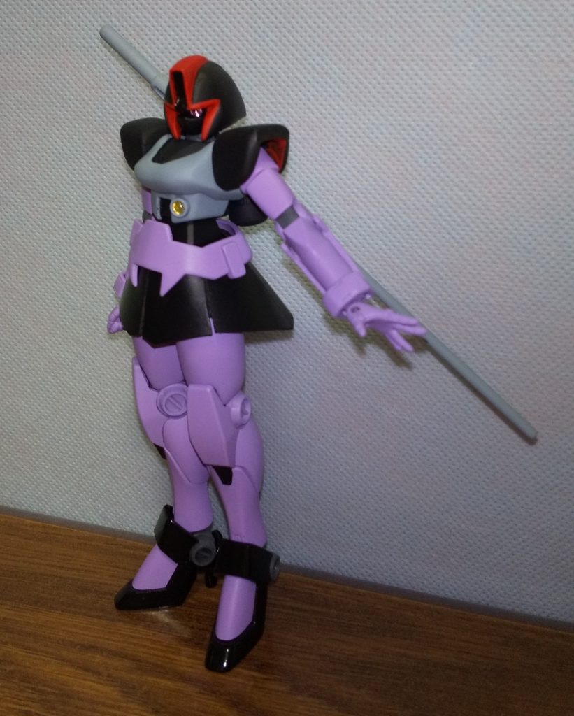 コンセプトは「リックドムってスカート付きとか言われてるわりに色気がないよね？」だったら可愛くなって見返してやる！です(´∀｀;)ほぼ全面に手を加えて、配色も少し変わってます。