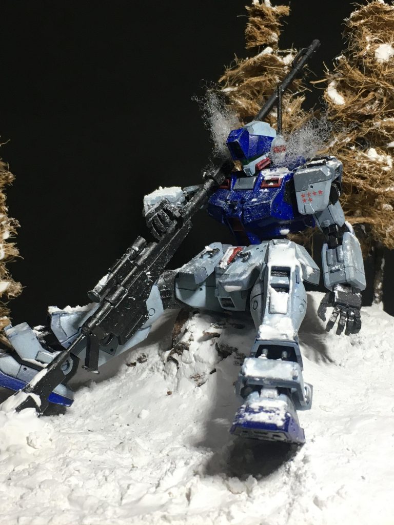 自前の超ロングバレルのスナイパーライフル。標的が何かは皆様のご想像にお任せします。