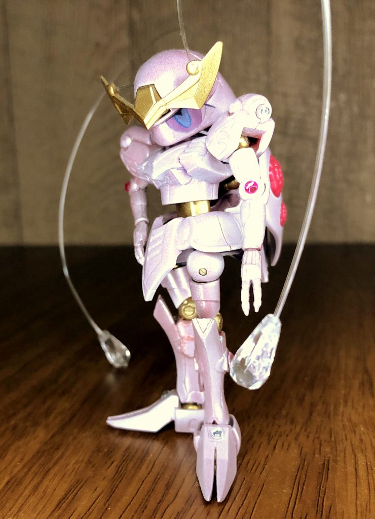 全身...触覚がはみ出とるやないかい！ビジュアル最優先でかなり細っこい姿に仕上げました