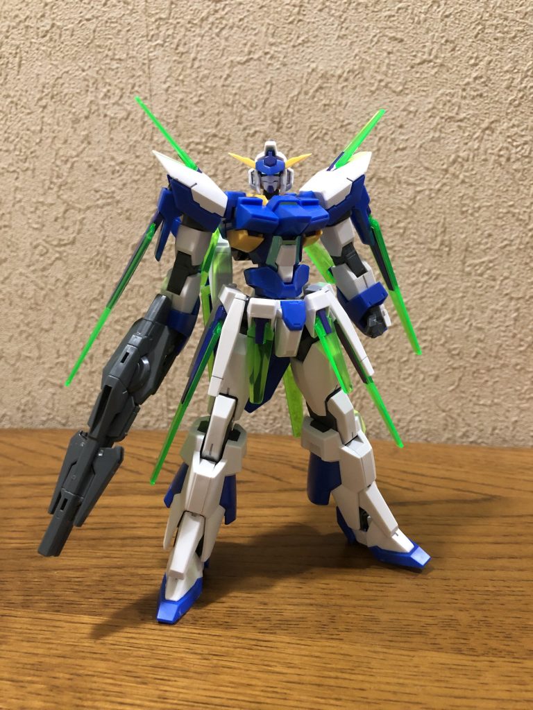HGガンダムAGE-FXフェイスオープン–2枚目/制作者：FLspine