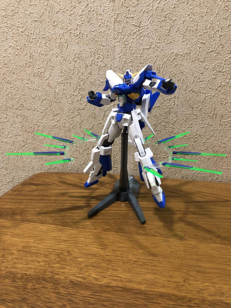 HGガンダムAGE-FXフェイスオープン–4枚目/制作者：FLspine