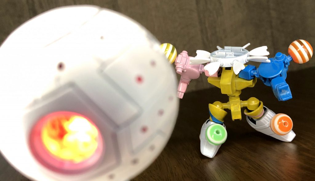 わざ「ビックリヘッド」!!ドーン!!!