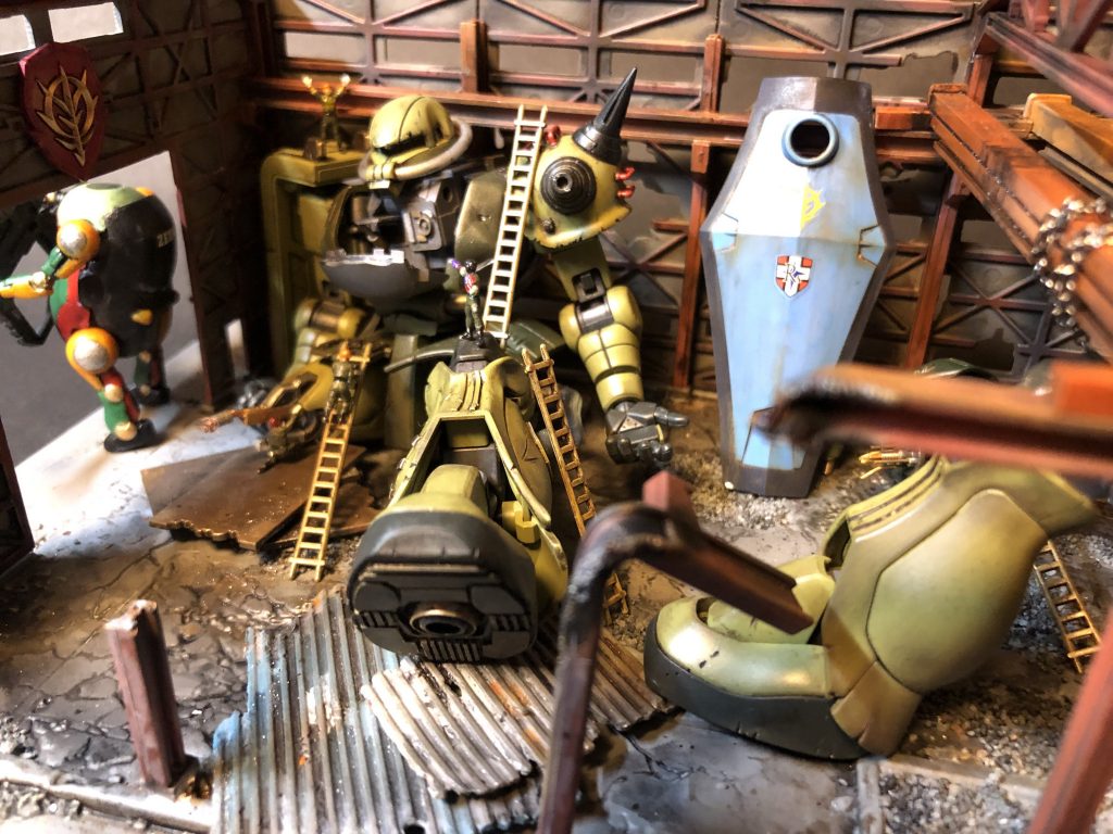 工場の外には整備補助ロボットとして、メカトロウィーゴに参加してもらいました(^^♪