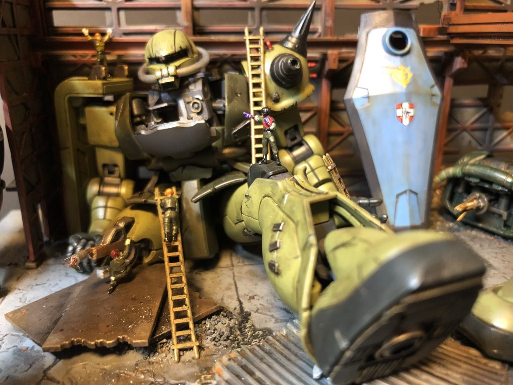 ジオン残党軍の野戦陣地–3枚目/制作者：barbar0079