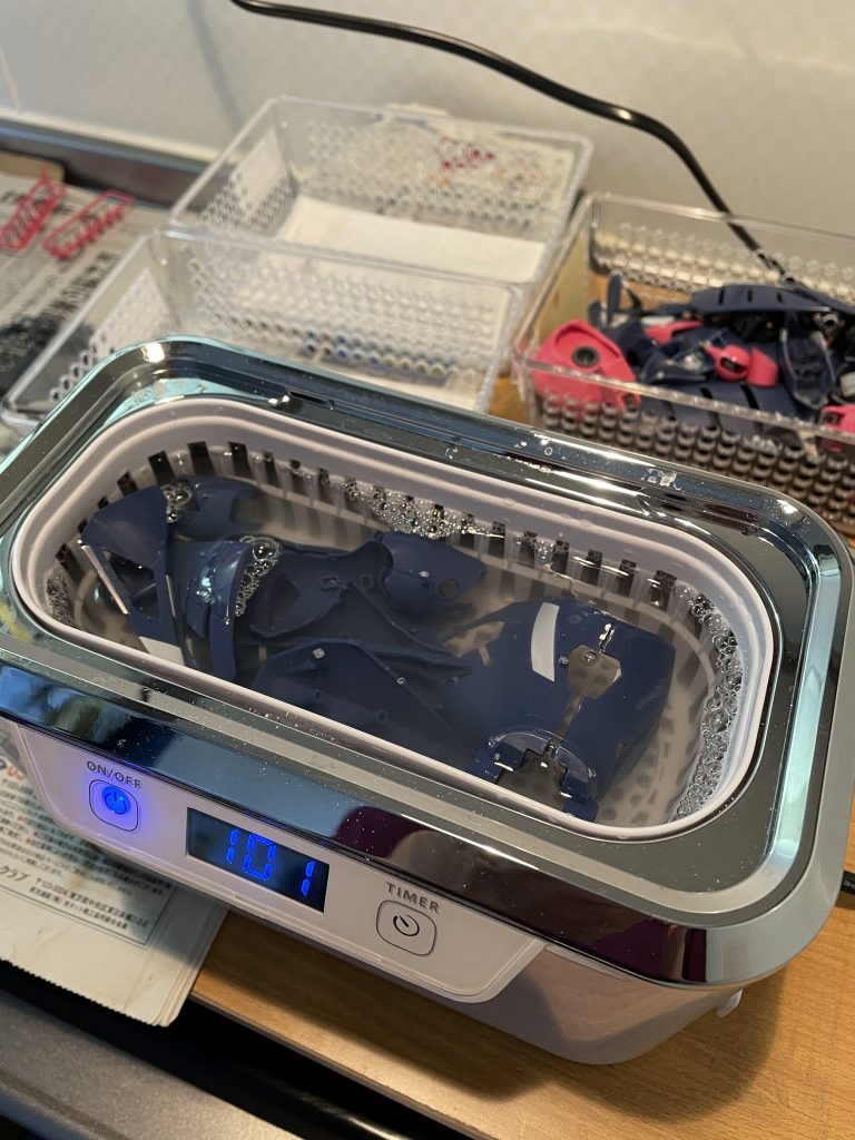 削りが多いのは洗浄もしています。