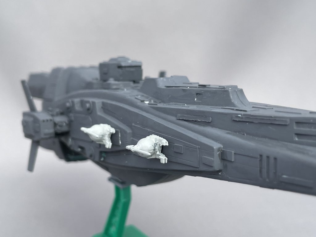 サラミスと同様に，ボール，ジムをネオジム磁石でくっつけています．取り外しは自由に出来ます．