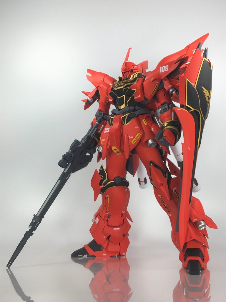 フレームや武器は塗り分け。