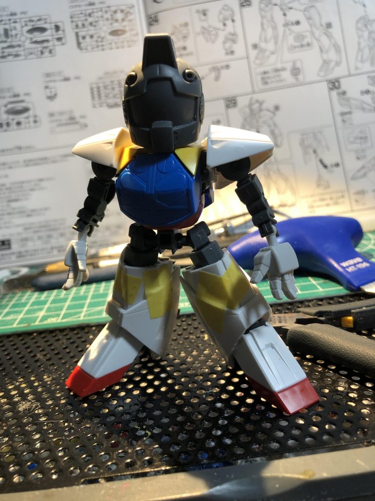 CSフレームに外装を被せています