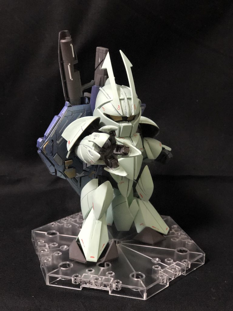 可動は多少するのですが対になる∀ガンダムがあまり動かせなかった為ターンXもワンポーズのみの撮影にしました