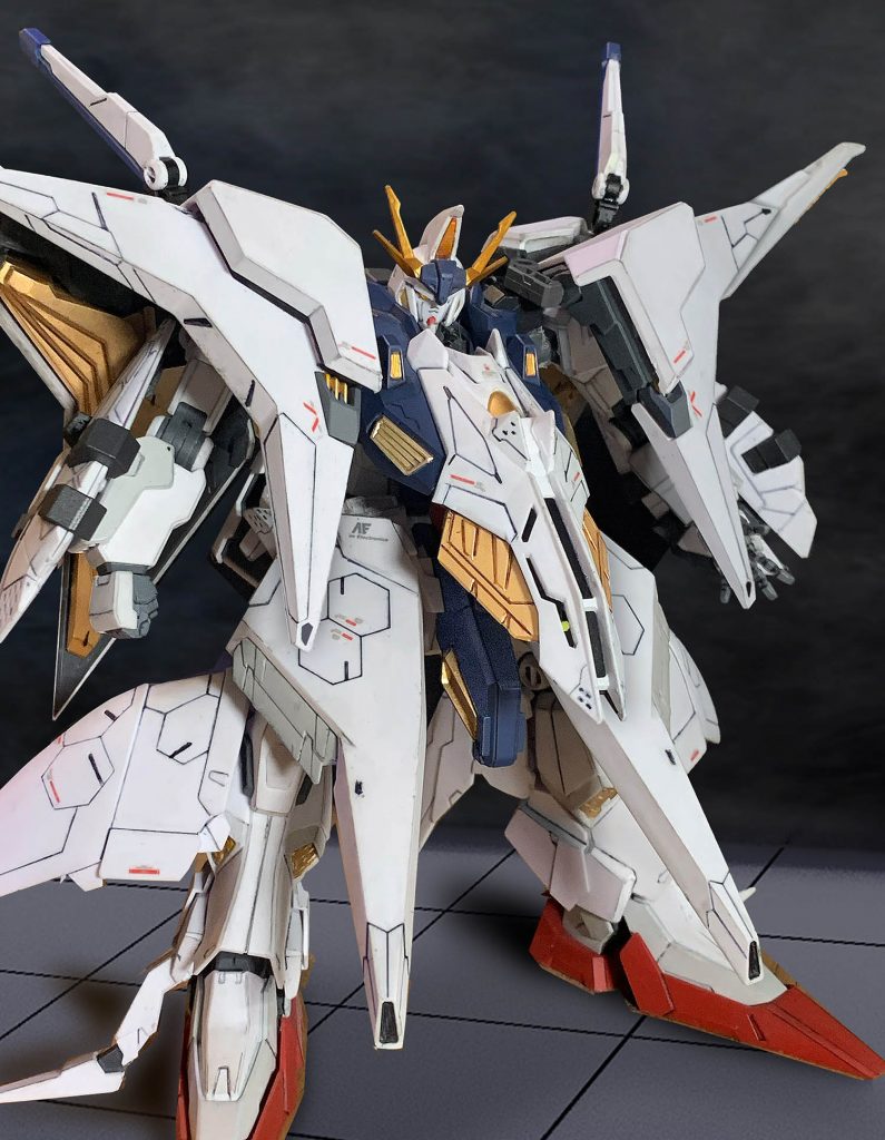 ちょっとディテールが密な気がしたので、墨入れとデカールを多少変更しました、。どーでもいい事ですけど・・