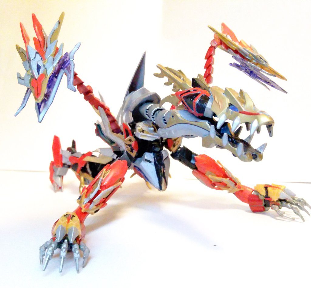 もちろん口も開きます！ポージングこそ取りにくいですが、飾っておくだけでも映えますな(*‘ω‘ *)以下、制作過程です。