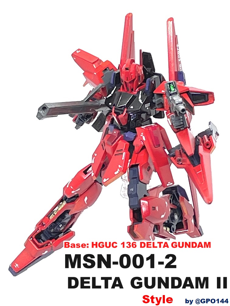 Hguc デルタガンダム 弐号機 風 Gpo144さんのガンプラ作品 Gunsta ガンスタ