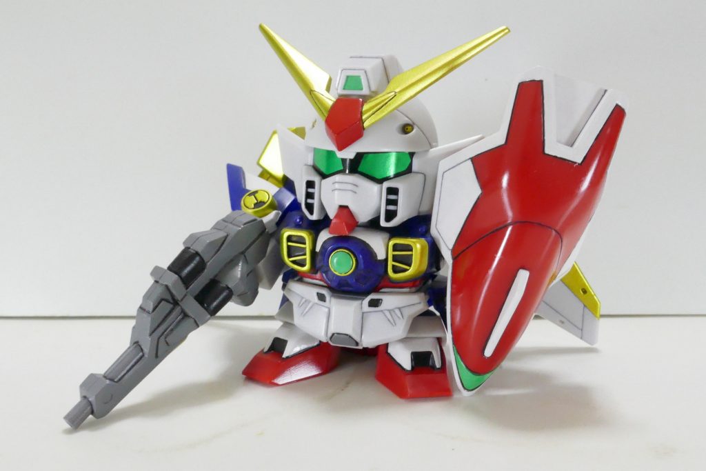 ウイングガンダム。シールドがデカい!w