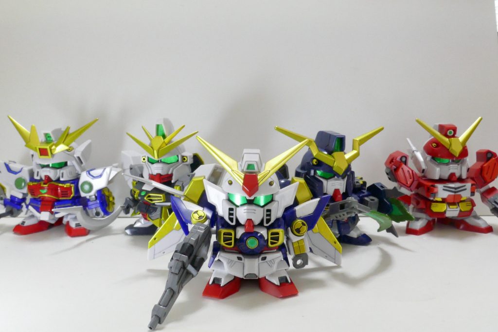 自爆しそう…。5機揃うとテンションあがります!