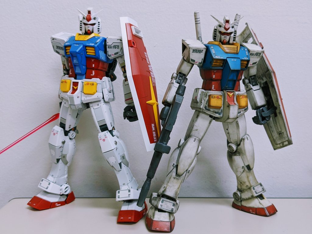 妻からは、【この白いの何体作るん?】と言われました、、、違うんだよかーちゃん!!!!ってな感じでw最後までご覧頂きありがとうございました。ガンプラは自由です!