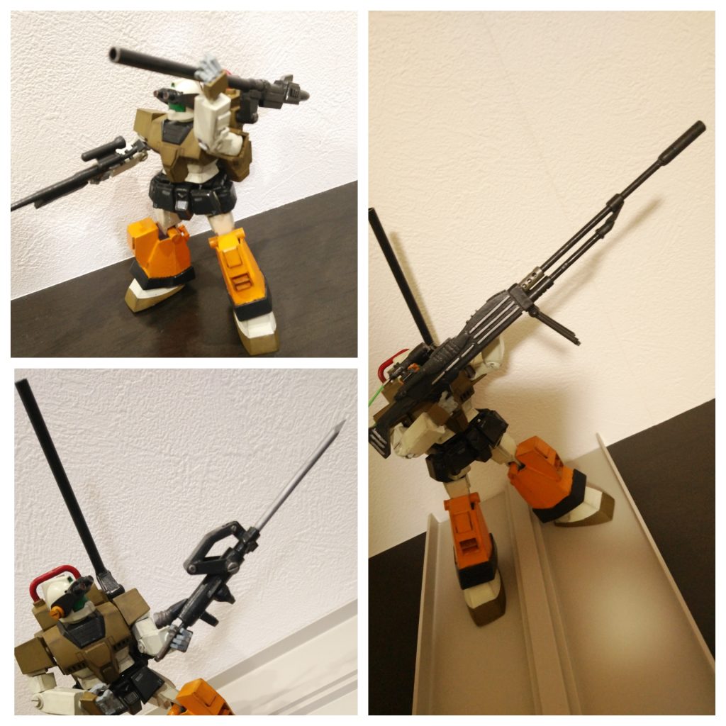 武装の数々パイルバンカーは取り外し手持ち状態でも使用可能｢こうなりゃヤケだ！突っ込むぞ！｣