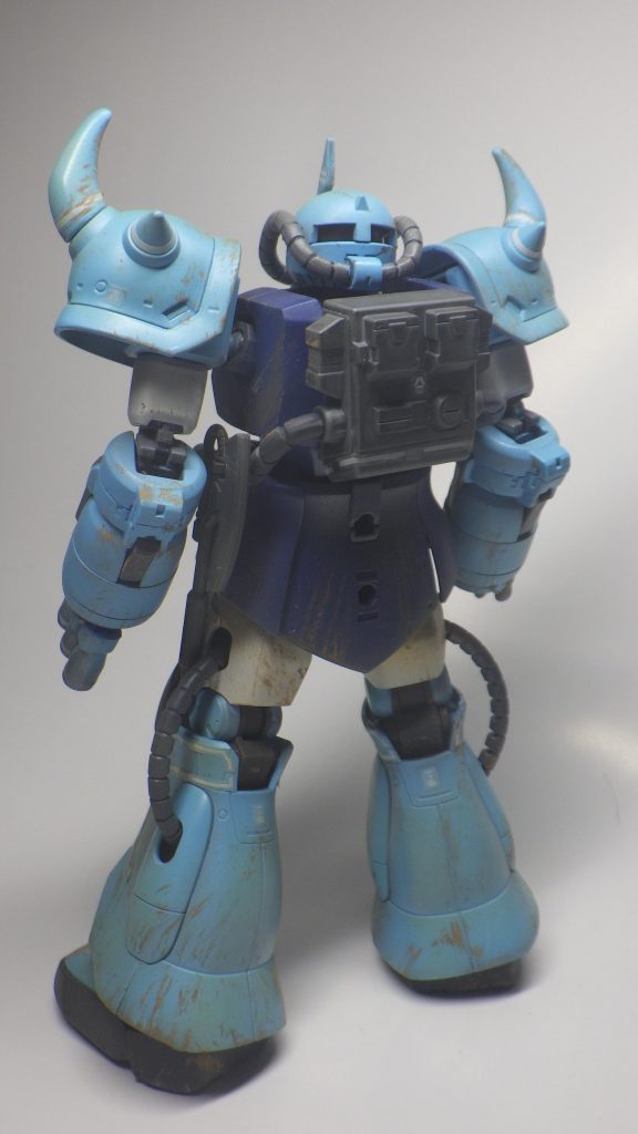 ランドセルはドライブラシを軽く入れてモールドを強調