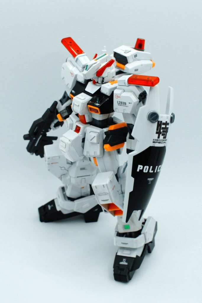 前かけ装甲を外した状態