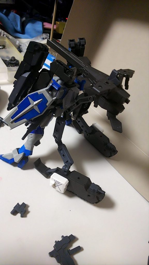 砲撃形態時のご様子後ろの方はしっかり固定されているのでがっしりと構える事が出来ます!