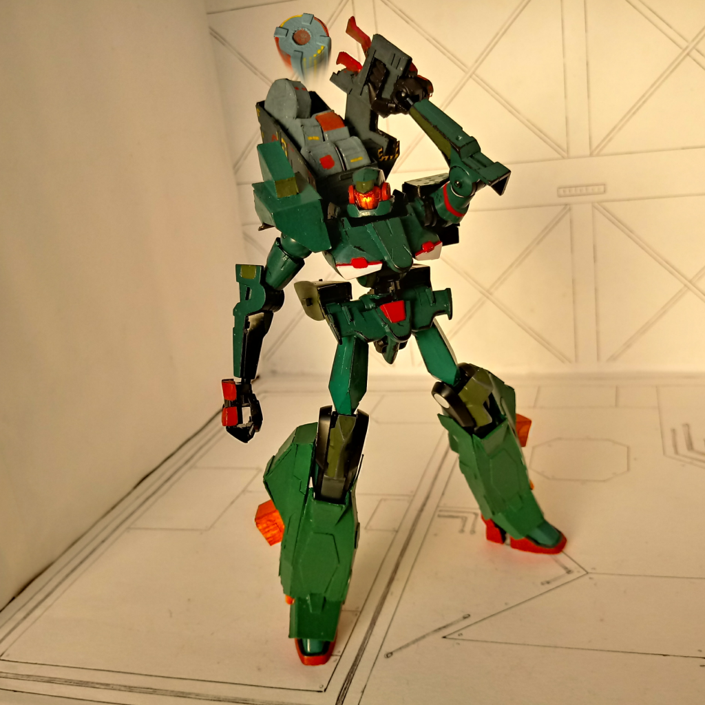 is a process: 1) choice bomb, 2) automatically arm raises, 3) backpack eject bomb