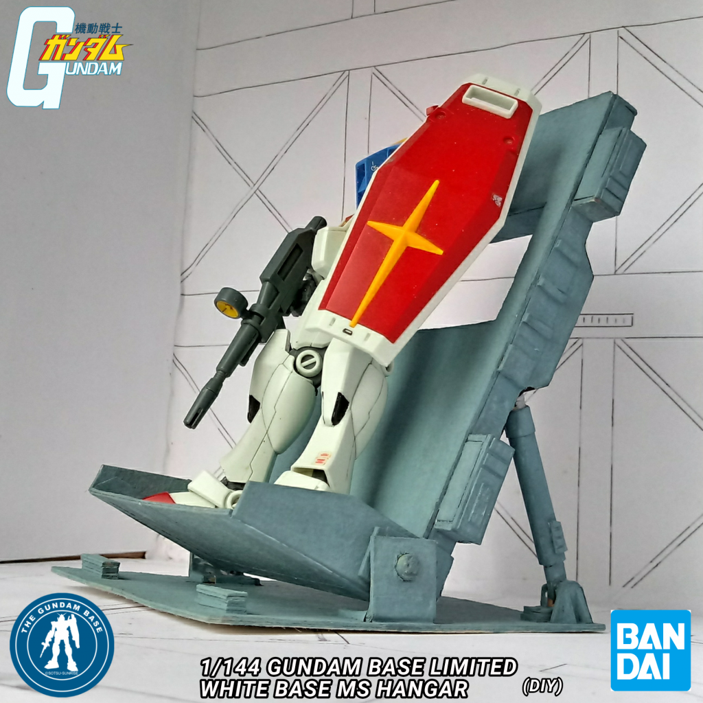 1/144 Gundam Base Limited White Base MS Hangar–5枚目/制作者：Guthem