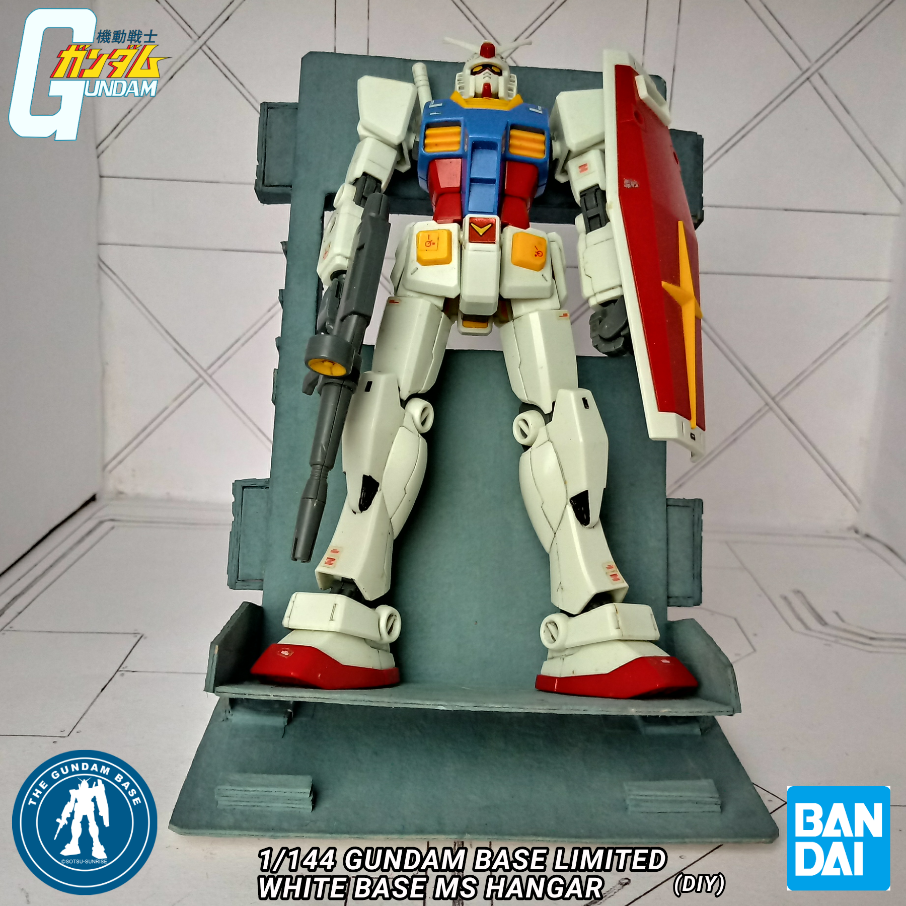 etc 1/144 The Gundam Base Limited White Base MS Hanger Set 4573102616487 