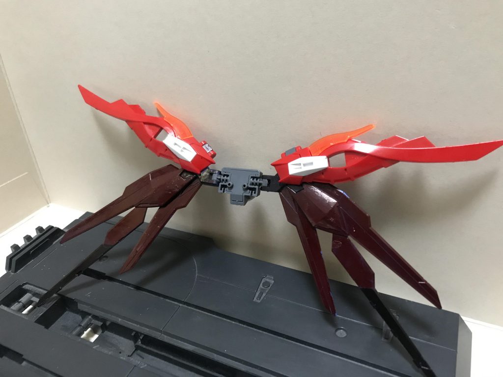 フリーダムの羽と、ウィング炎の羽をミキシングしました