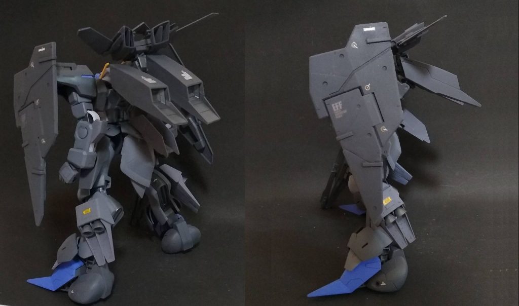 リアとサイドシールドはさすがに無加工では大きすぎたので真ん中をカットして長さを詰めています。