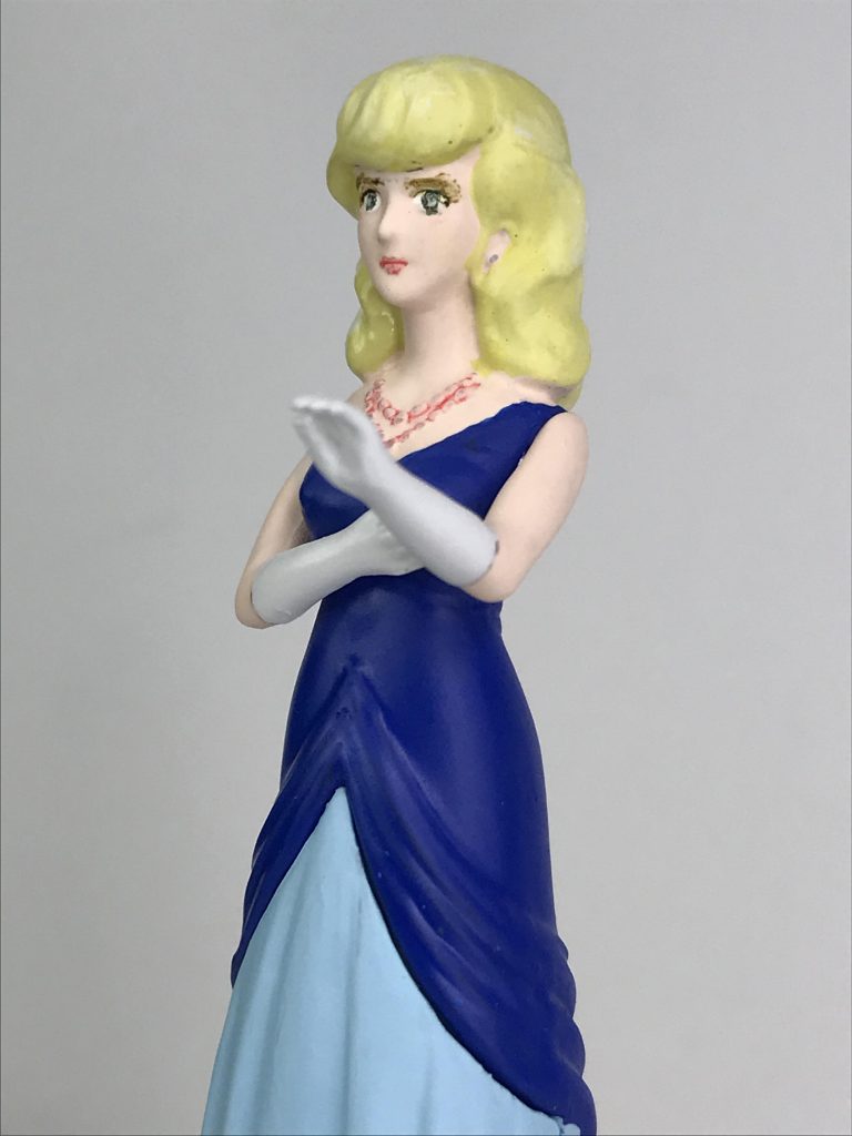 薄目で見てくださいね!(汗)瞳デカールなど入っていませんので、手描きです。