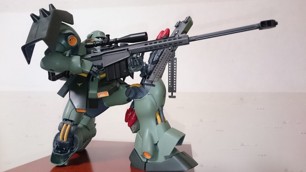 バレット。この辺の武器を持たせる為にサザビーのエモーションマニュピレーターに変えてます。