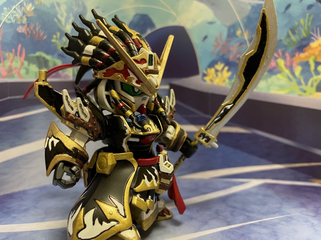 柄の尖りはまさかの銃！？曲刀バディナージを構えて！