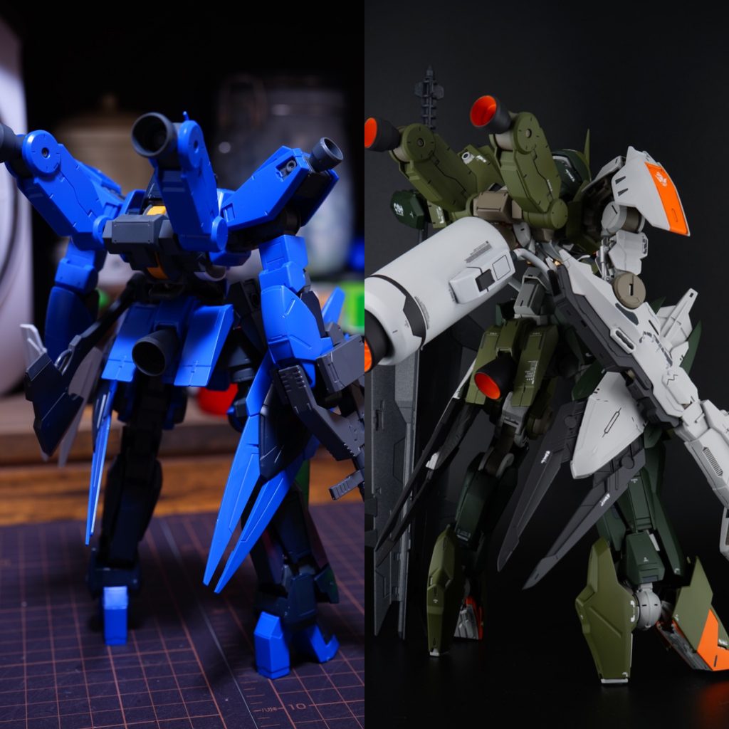 素組み比較です。