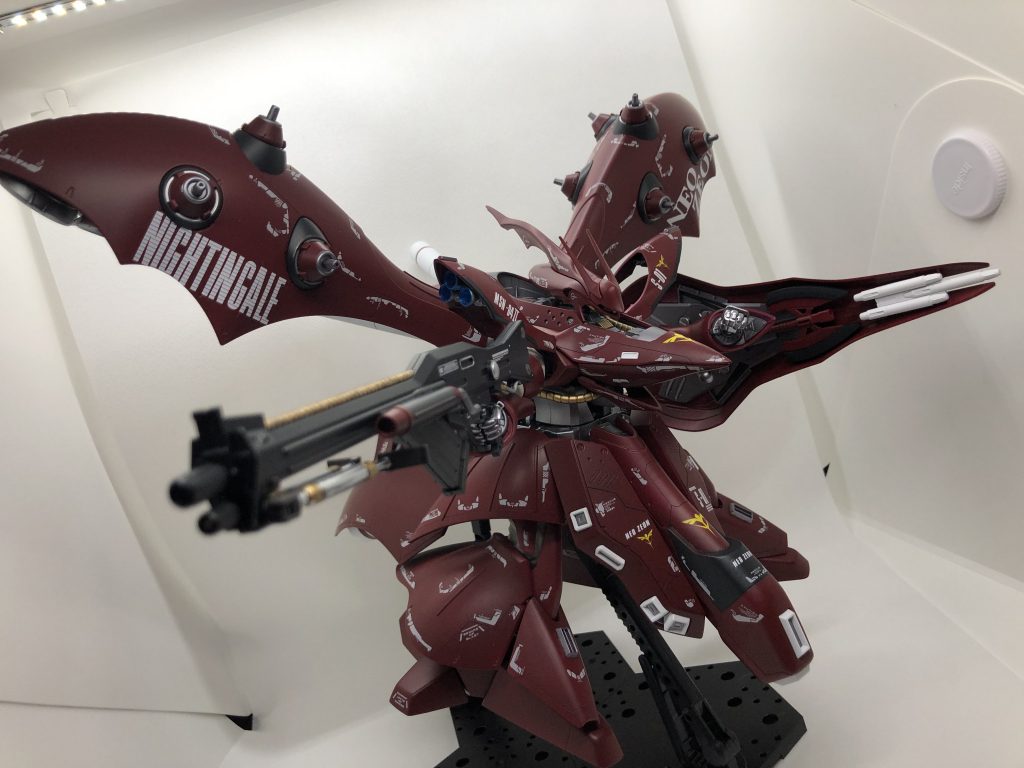 ライフルのポージングです。これが一番かっこよく撮れました。ライフルは少し色分けもしています。