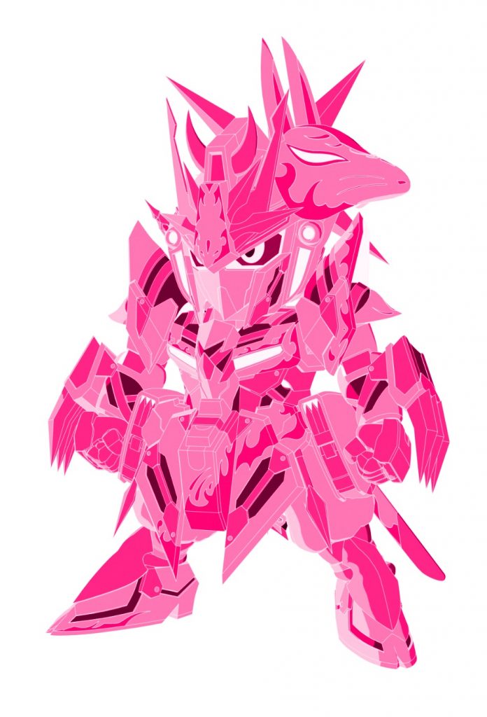 ピンクにしたら流星号に見えたのです。