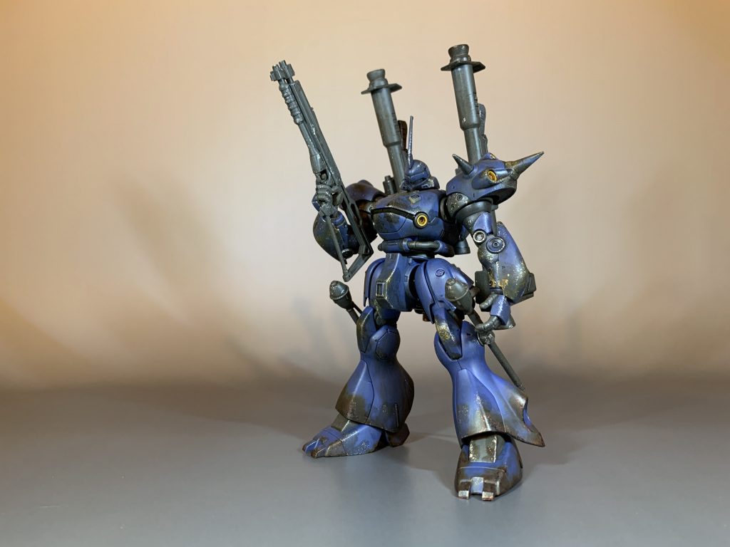 無塗装にウェザリングのみの簡単仕上げとしました。