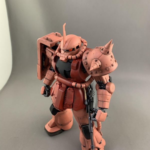 MGシャアザク　全塗装汚し