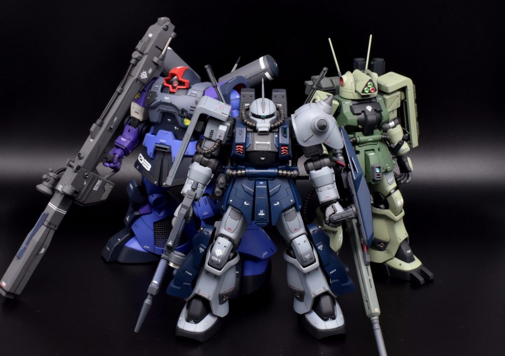 三機並べて、、、小隊に。