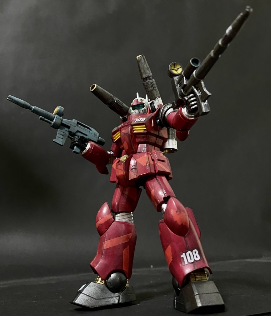 ガンキャノンって思ったより渋い良キットですよね👍