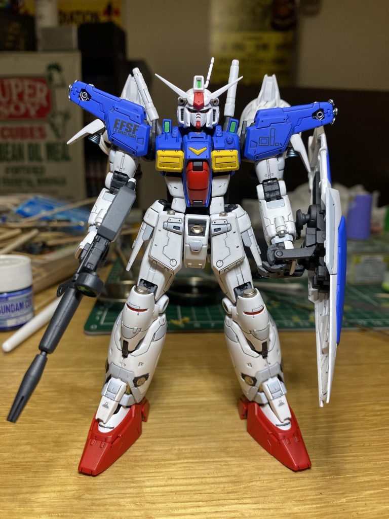 完成直後相変わらず背景が汚い💦