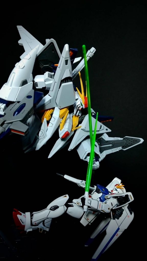 あり得ない2機の対決!!これでも性能はF91が上なのだから不思議...