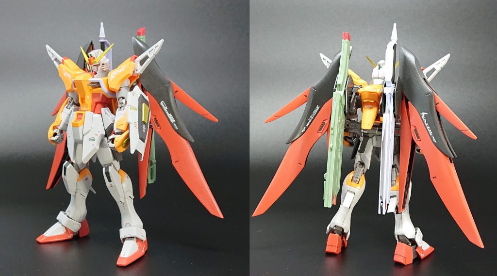 デカールはRG用のガンダムデカールから適当にチョイスして使用しました。