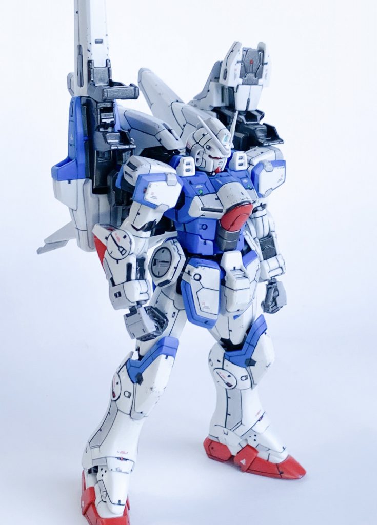 HGUCセカンドV 筆塗り部分塗装！–2枚目/制作者：@praZo001