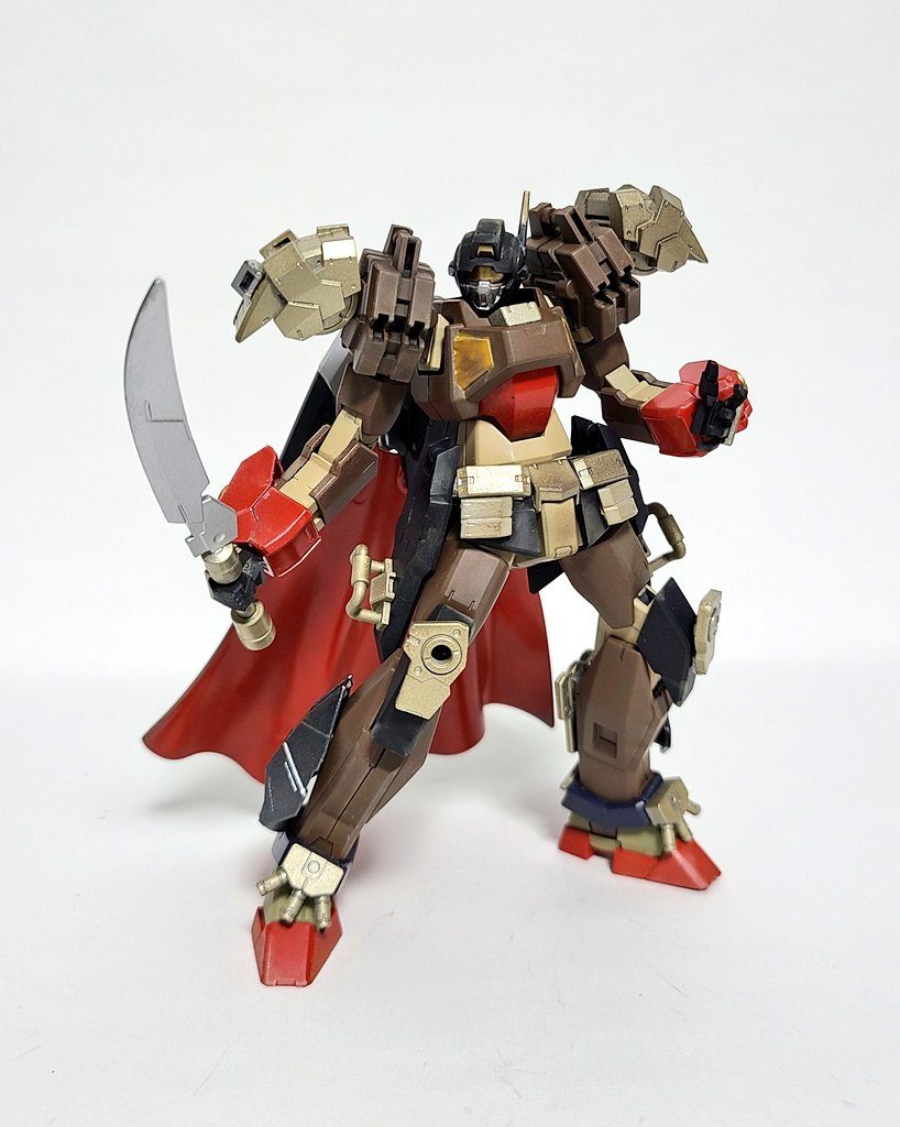 普段は30MMばかり作っていて、ガンプラの作成自体が久しぶりでしたが、比較的AGEシリーズは組みやすくて楽しんで作成できました。