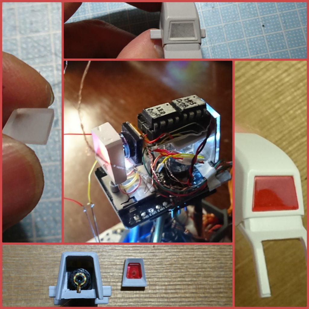 ガンダムヘッド-LED電気装飾、電気改造–3枚目/制作者：kwluk717