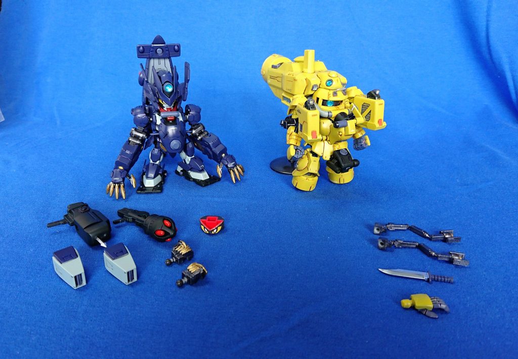 前回のバルバロッソ号と一緒に、パーツ展開図。